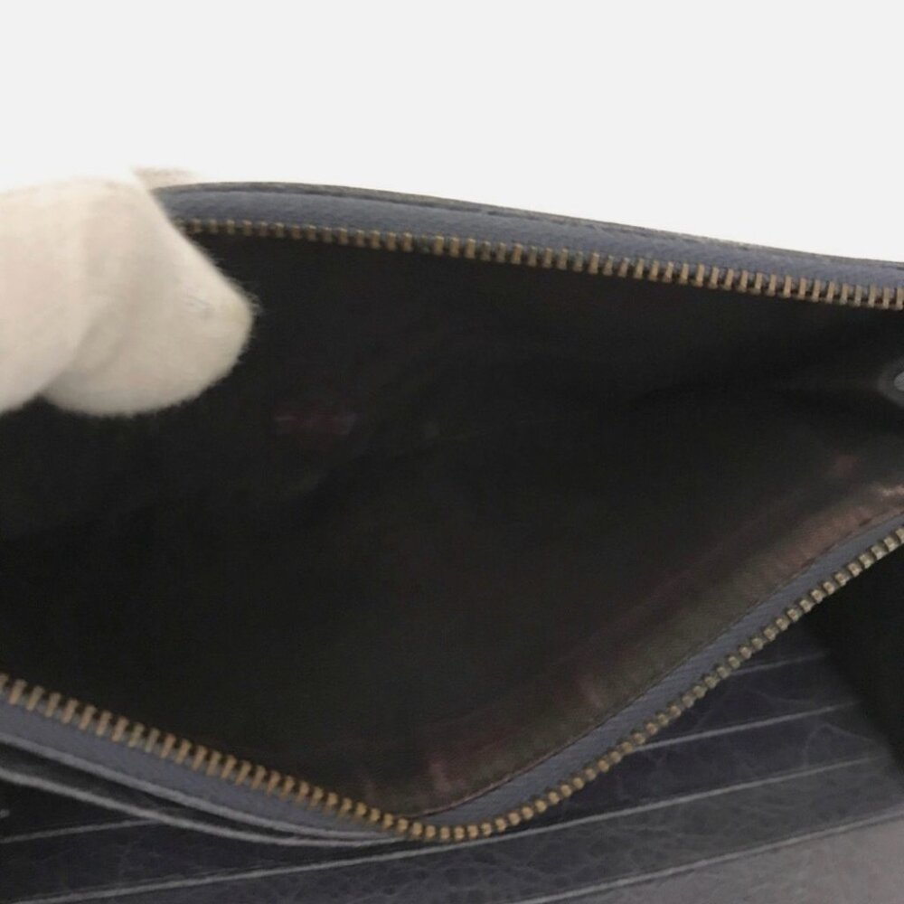 BALENCIAGA Classic Continental Leather Long Bifold Wallet Excellent Condition - Picture 7 of 8